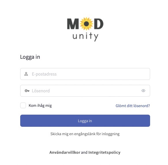 Problem att logga in på MoDunity? – Gör så här