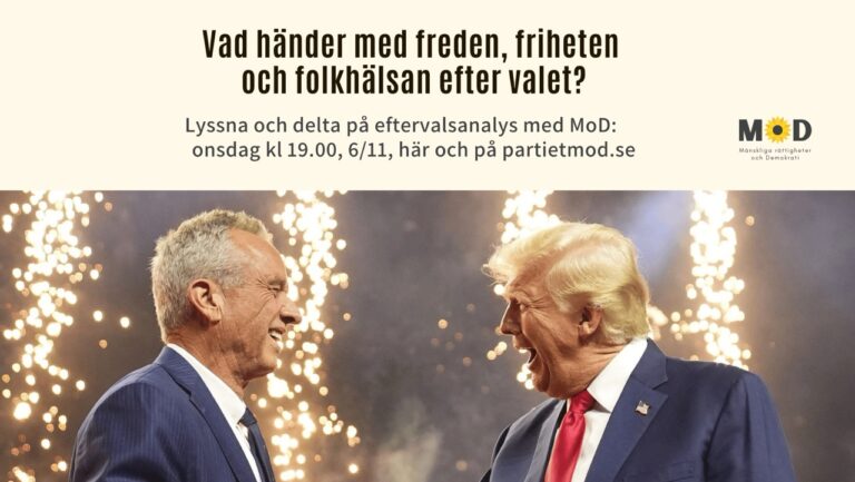 Vad händer med freden, friheten och folkhälsan efter valet?