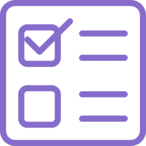 En kryssruta har fyllts i